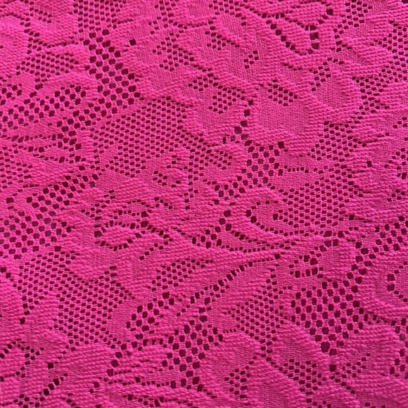 Ariat Hot Pink Long Sleeve Laced Top - XXL - Picture 3 of 7